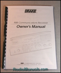 Drake R8 Instruction Manual